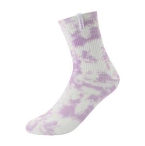 GUESS Sportovní ponožky krémová / světle fialová