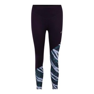 ASICS Sportovní kalhoty 'WILD CAMO' grafitová / světle šedá / smaragdová / pastelová fialová